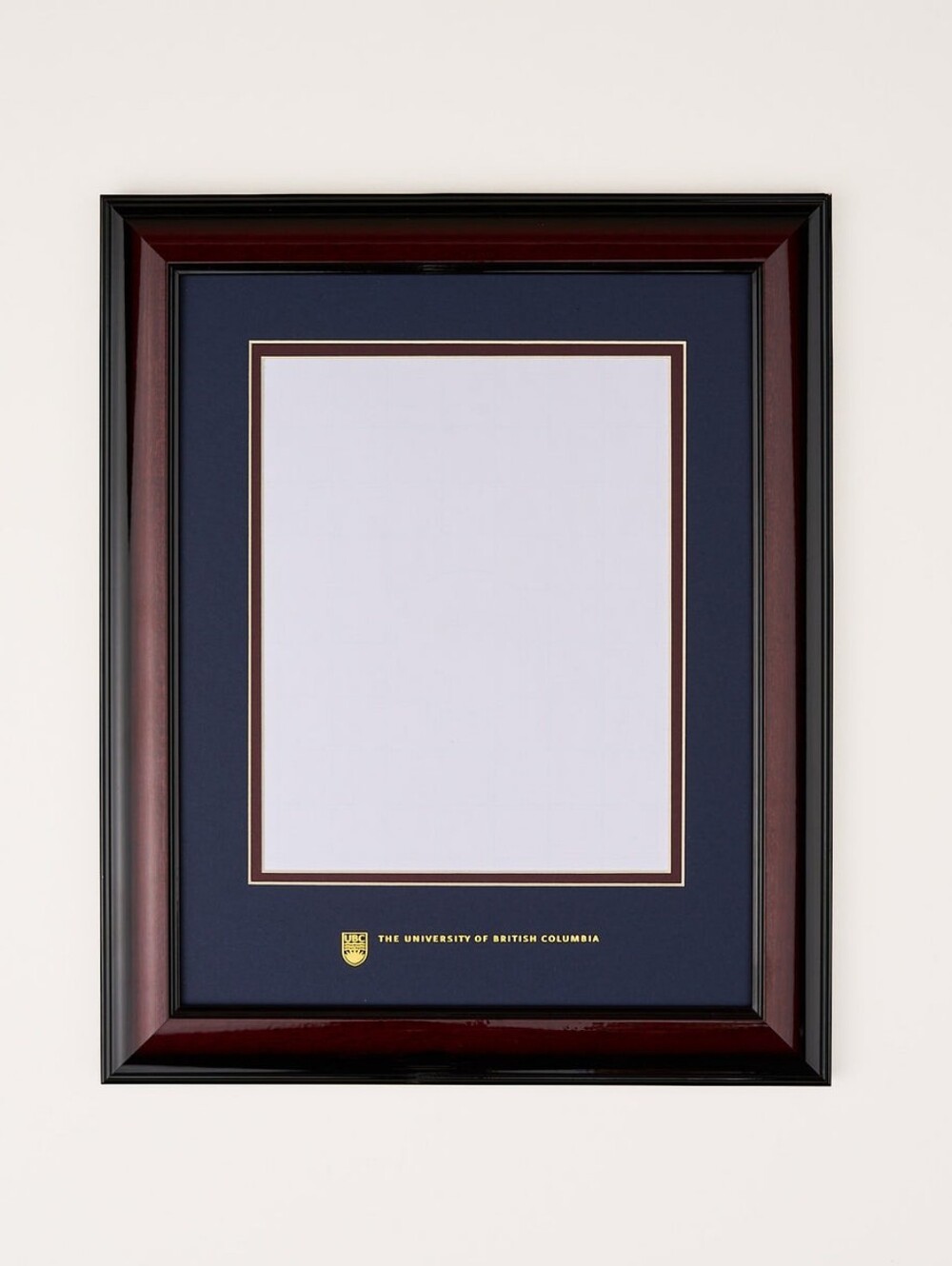 UBC Mahogany Vertical Photo Frame 8X10 Mahogany Wood
